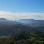 Paisaje de montañas en la zona de Rionansa