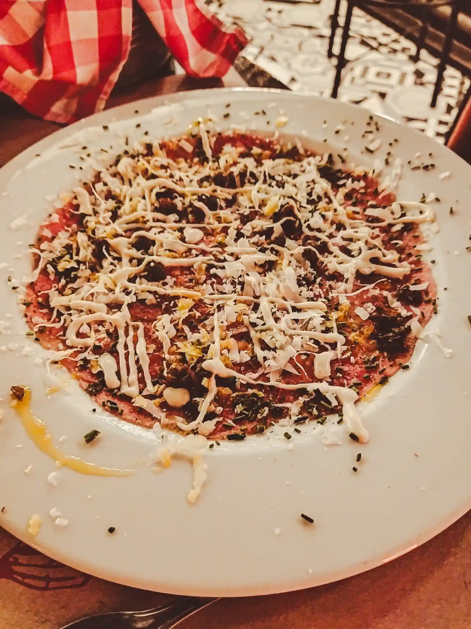 Carpaccio. La Trattoria de dónde comer sin gluten en Lisboa