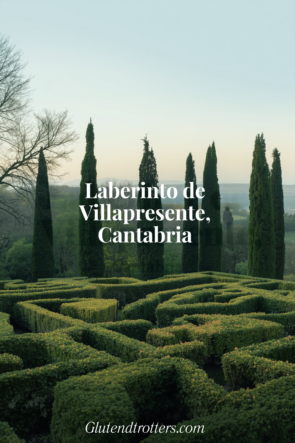 El laberinto de cipreses de Cantabria donde toda la familia se pierde (literalmente)