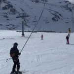 Persona en la nieve