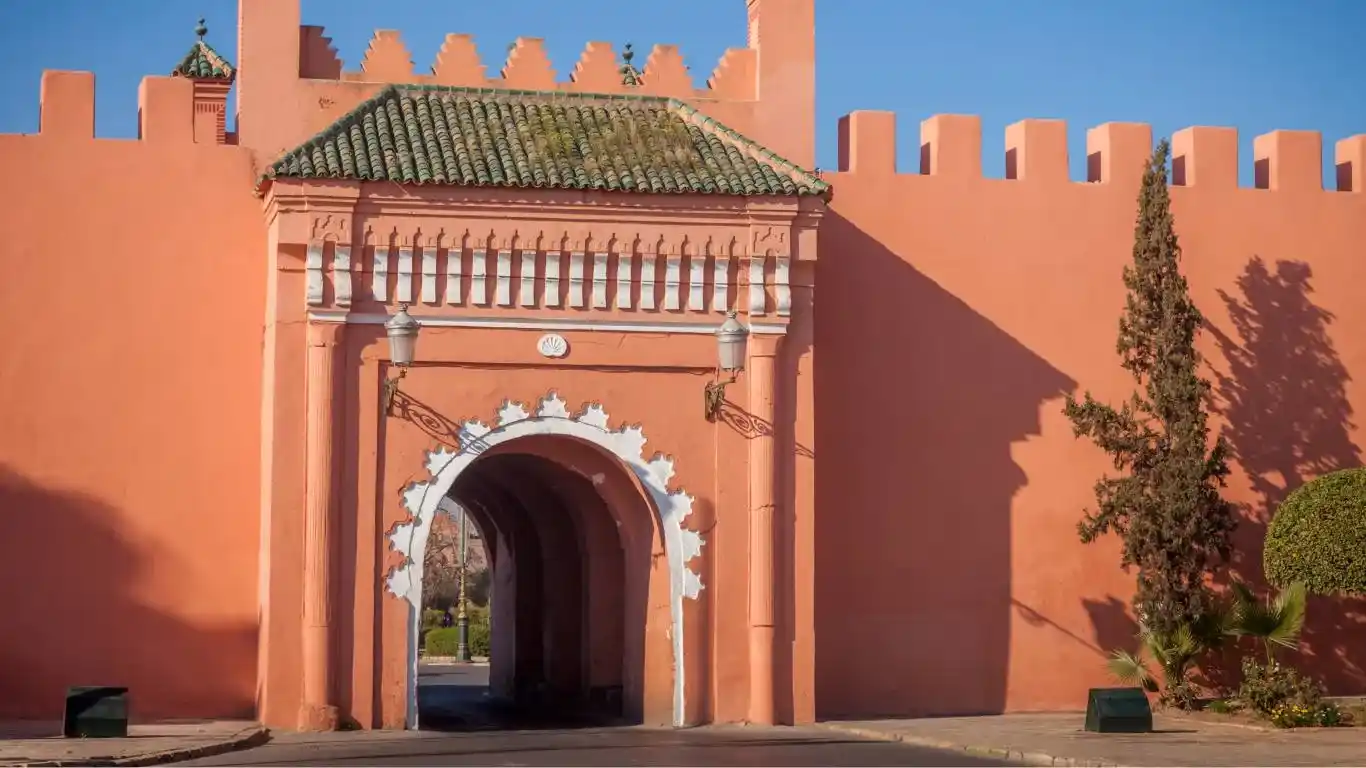 Muralla de entra a la Medina de Marrakkech