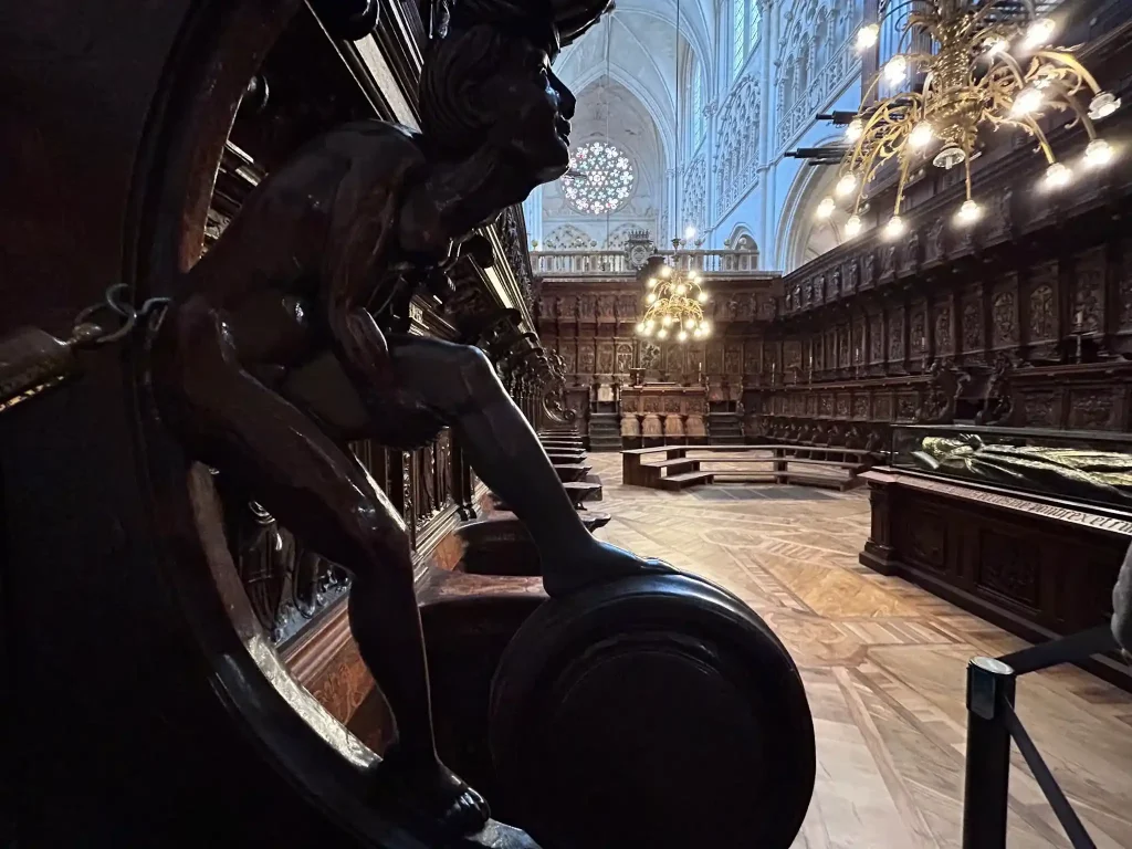 Sillería del coro en la Catedral de Burgos