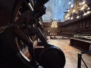 Sillería del coro en la Catedral de Burgos