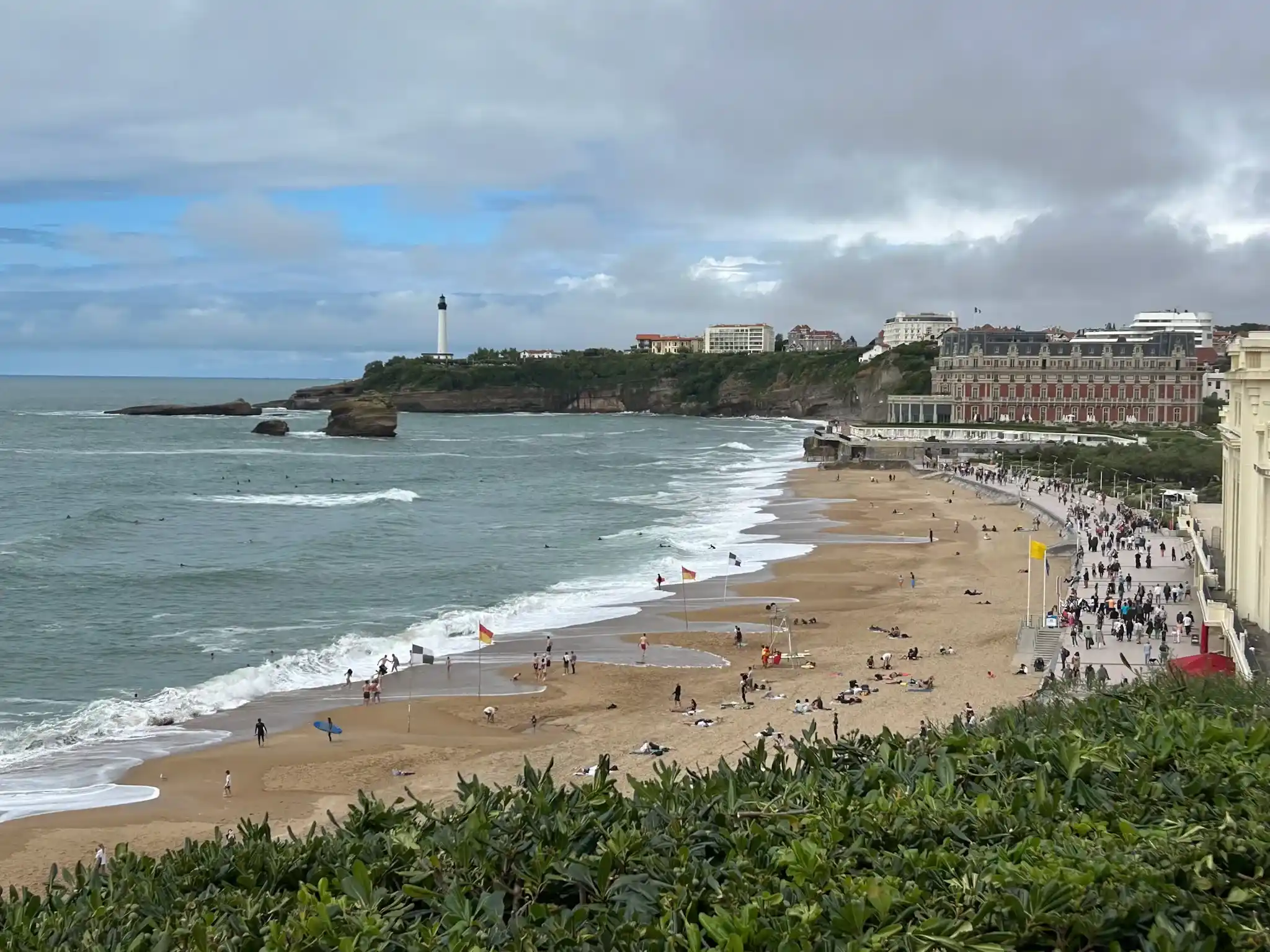 La gran playa de Biarritz