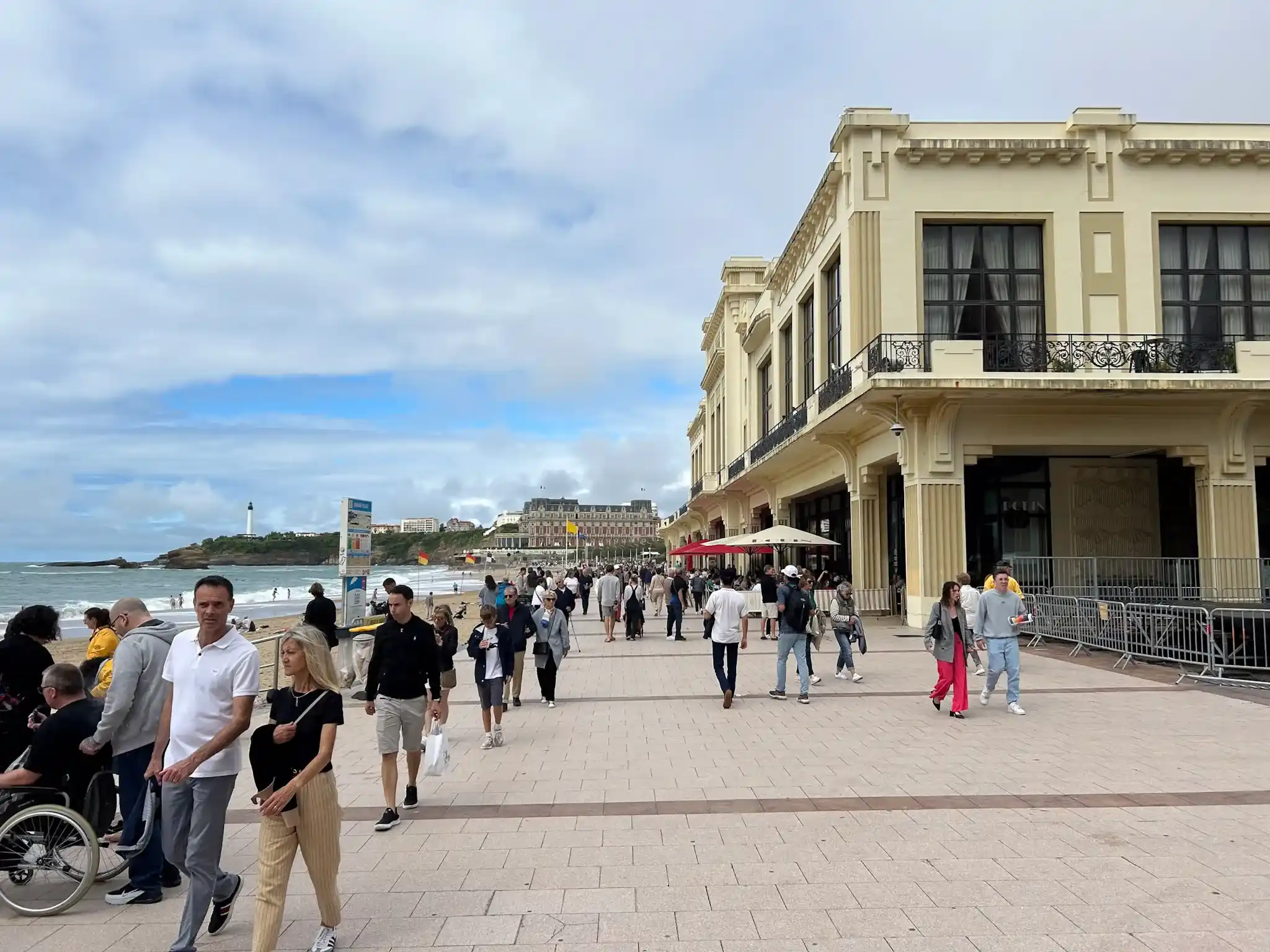 Paseo marítimo de Biarritz
