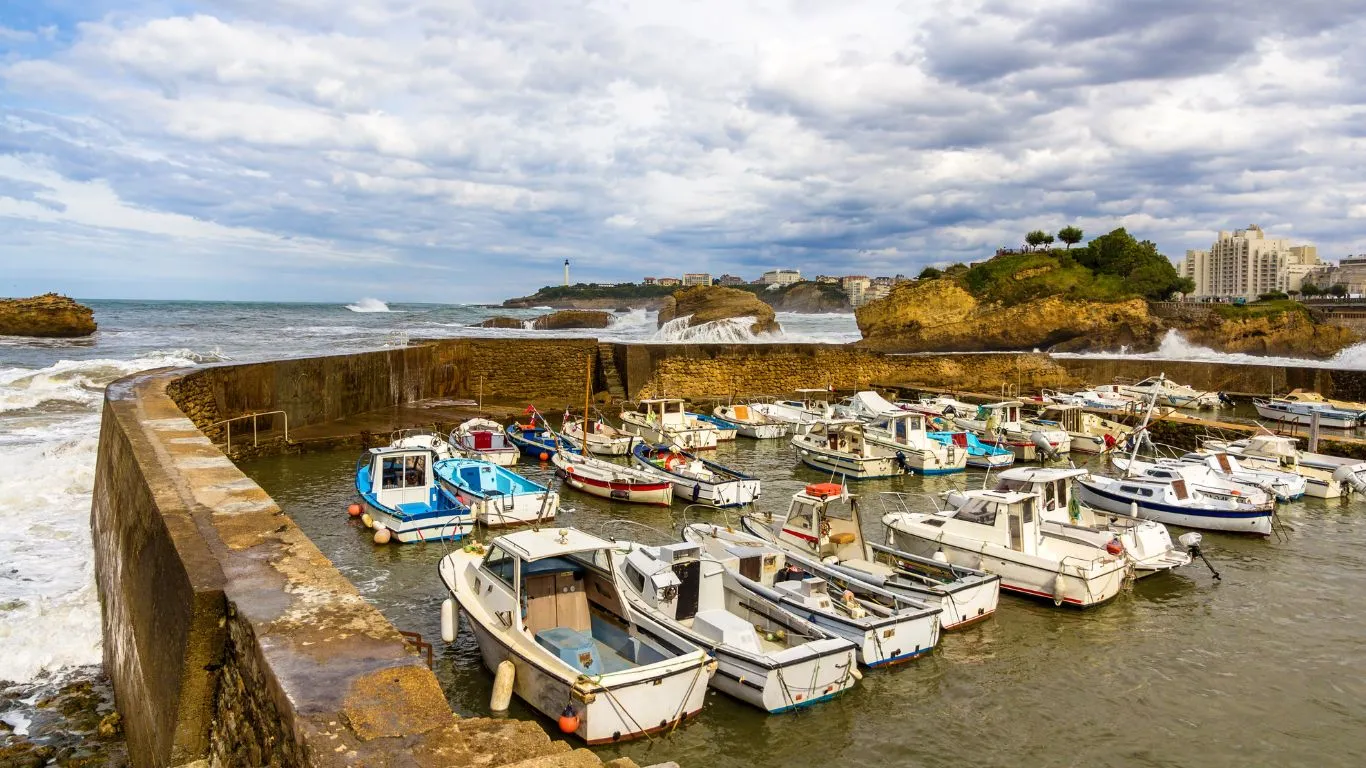 Port des pecherus Biarritz