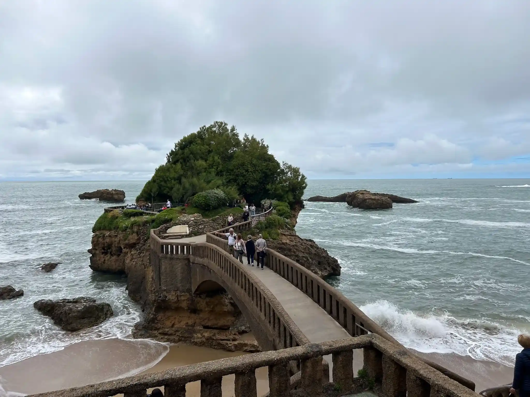 Rocher du Basta en Biarritz