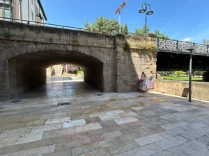 Puente de Hierro en Logroño