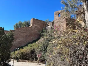 Alcazaba de Málaga. Edificio antiguo.