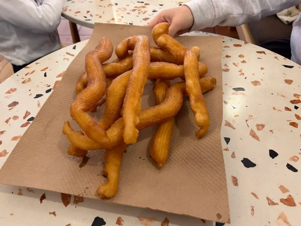 Churros sin gluten Pastelero Real de Málaga