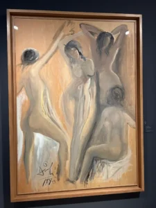 Cuadro de Dali en el Museo de Carmen Thyssen de Málaga