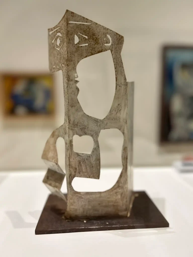 Escultura de Picasso en el Museo Picasso de Málaga