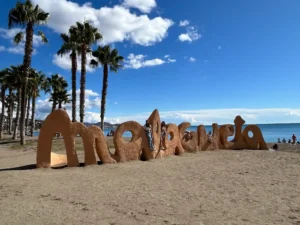 Playa de la Malagueta en Málaga