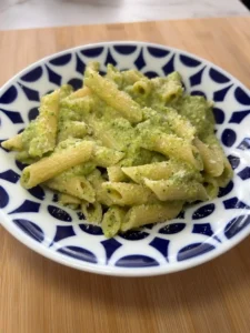 Gluten-Free Pasta with Zucchini Pesto