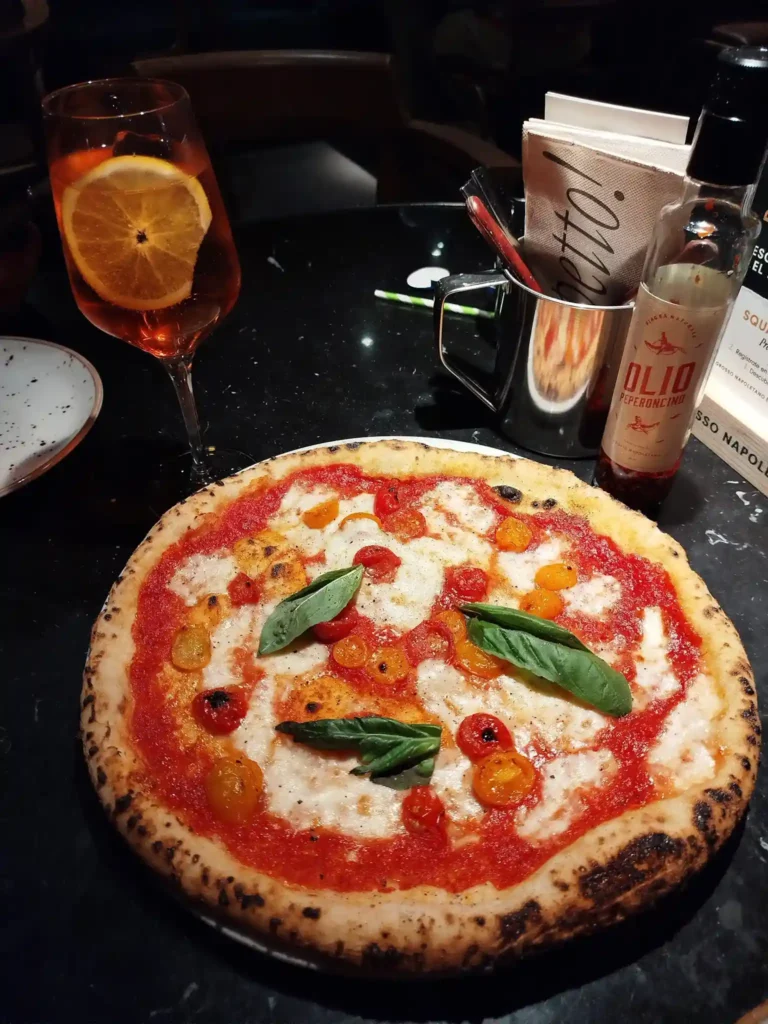 Pizza sin gluten en el Grosso Napoletano