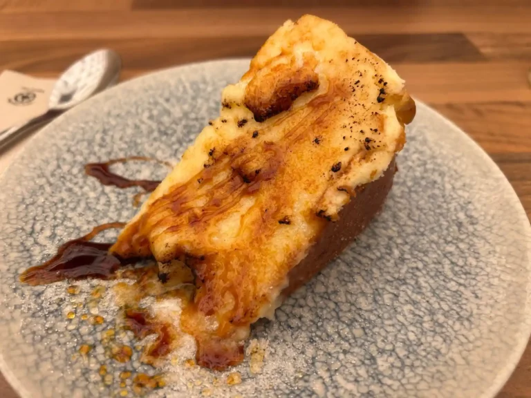 Tarta de queso sin gluten en Okashi Sanda Malasaña