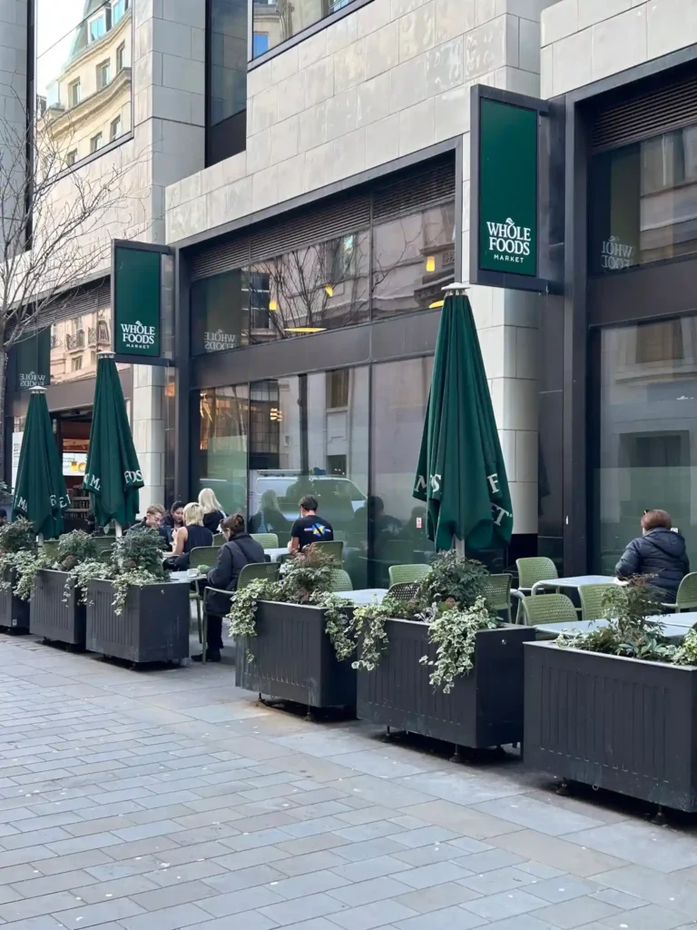 Entrada Whole Foods Market en Picadilly Circus