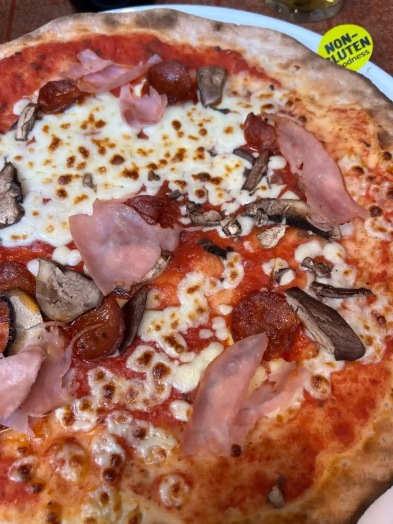 Pizza sin gluten en Zizzi Victoria

Londres sin gluten