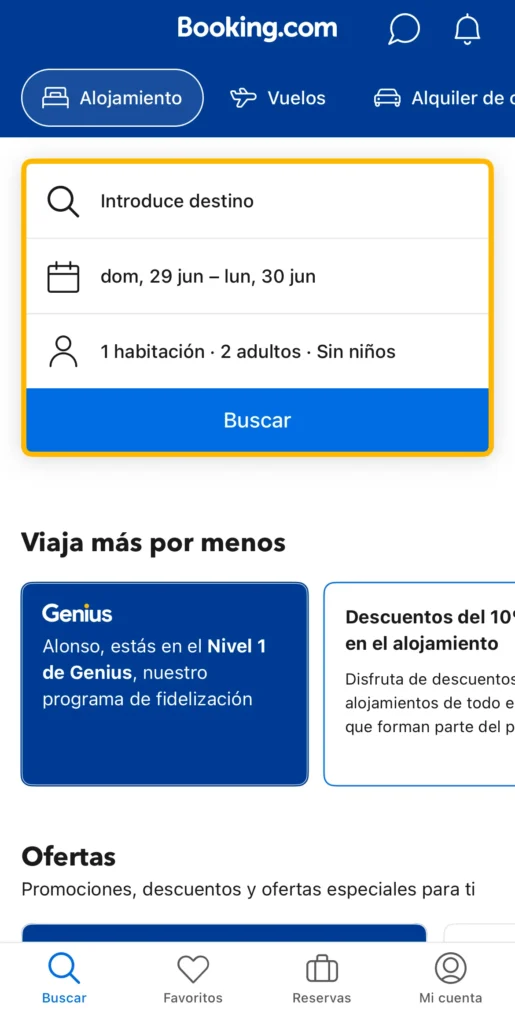 Booking app