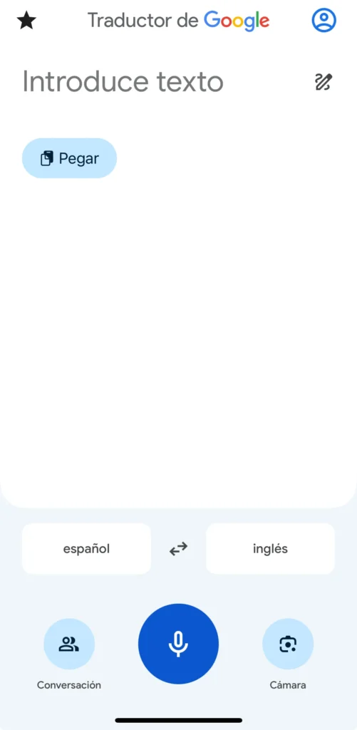 Google Translate app