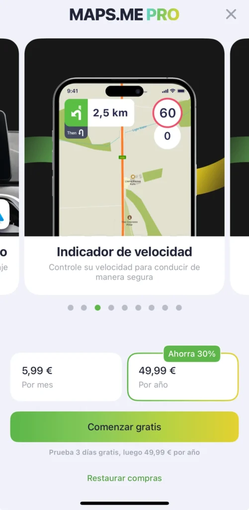 Maps.me app
