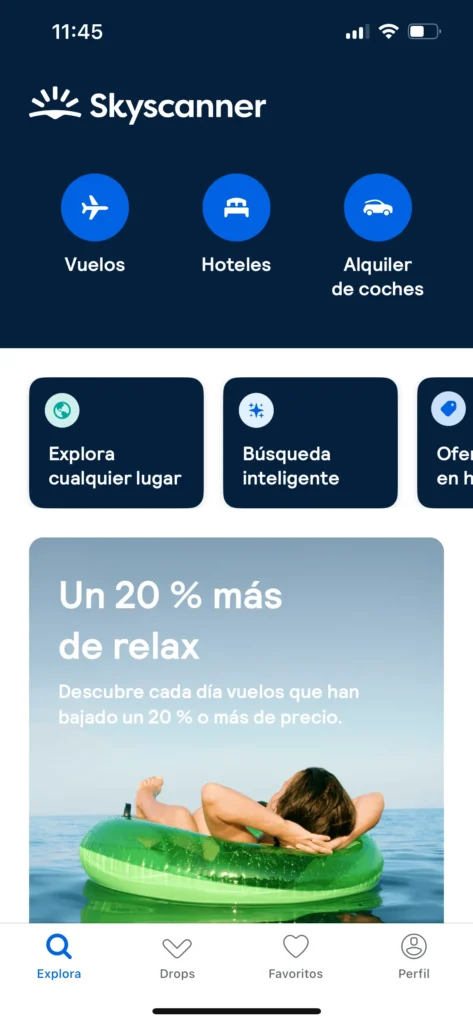 Skyscanner app