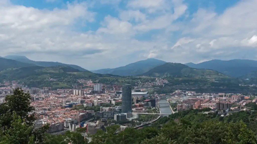 Vistas desde el Mirador de Artxanda