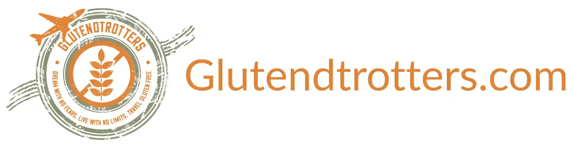 logo naranja y verde con letras naranjas