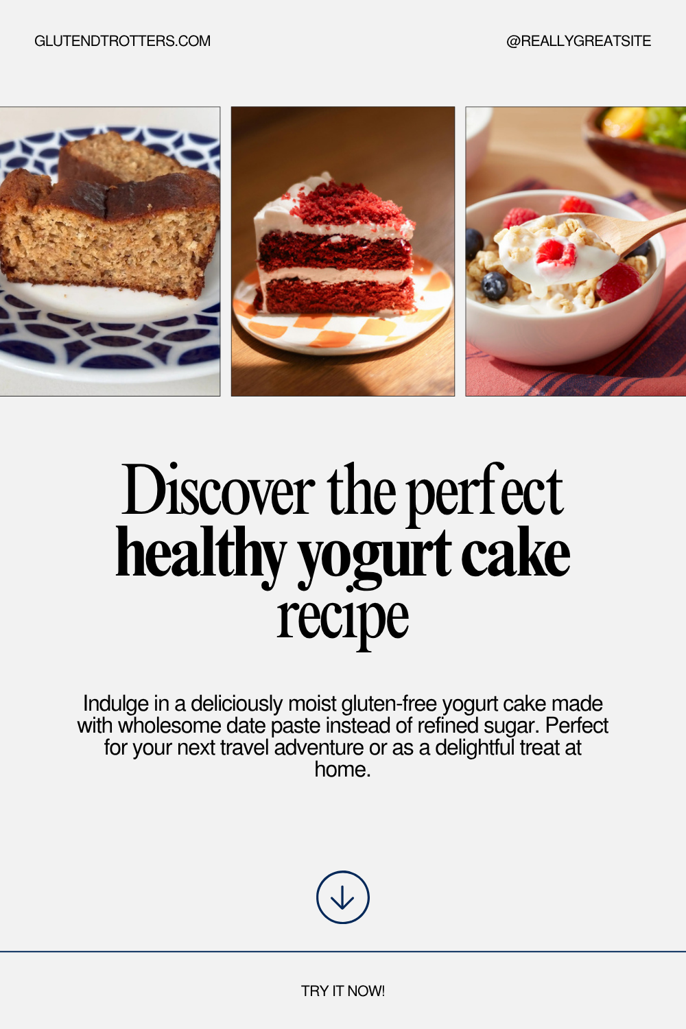 Healthy Gluten-Free Yogurt Cake!