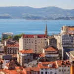 Vista de una ciudad. Santander