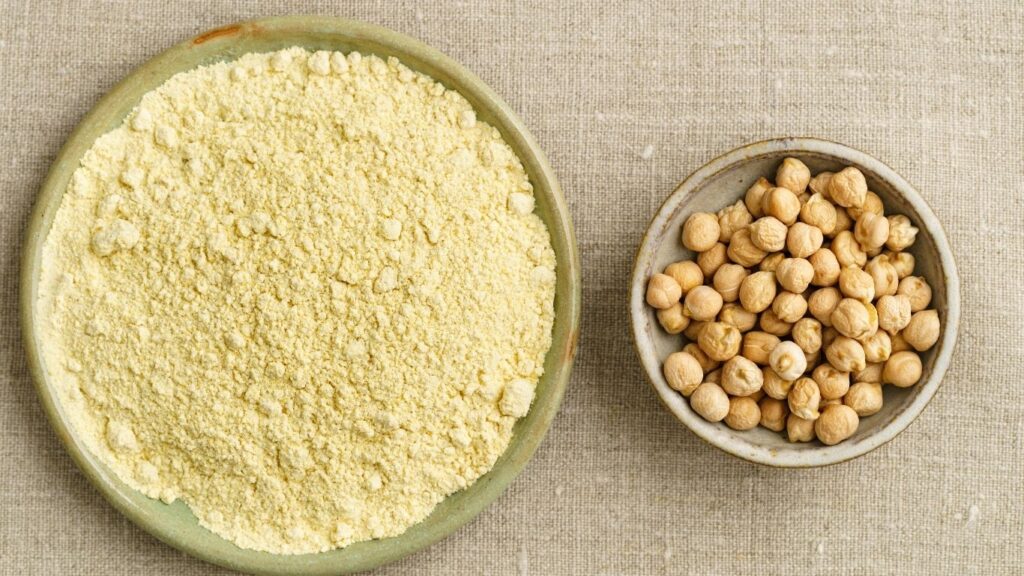 garbanzos y harina de garbanzo