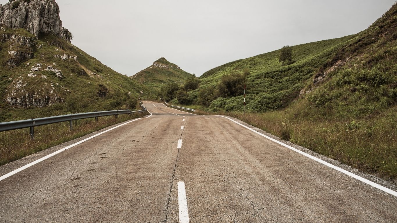 Carretera en Cantabria