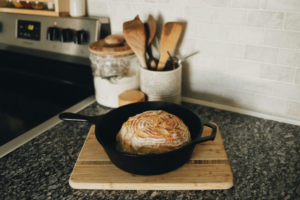 Pan en una cocina