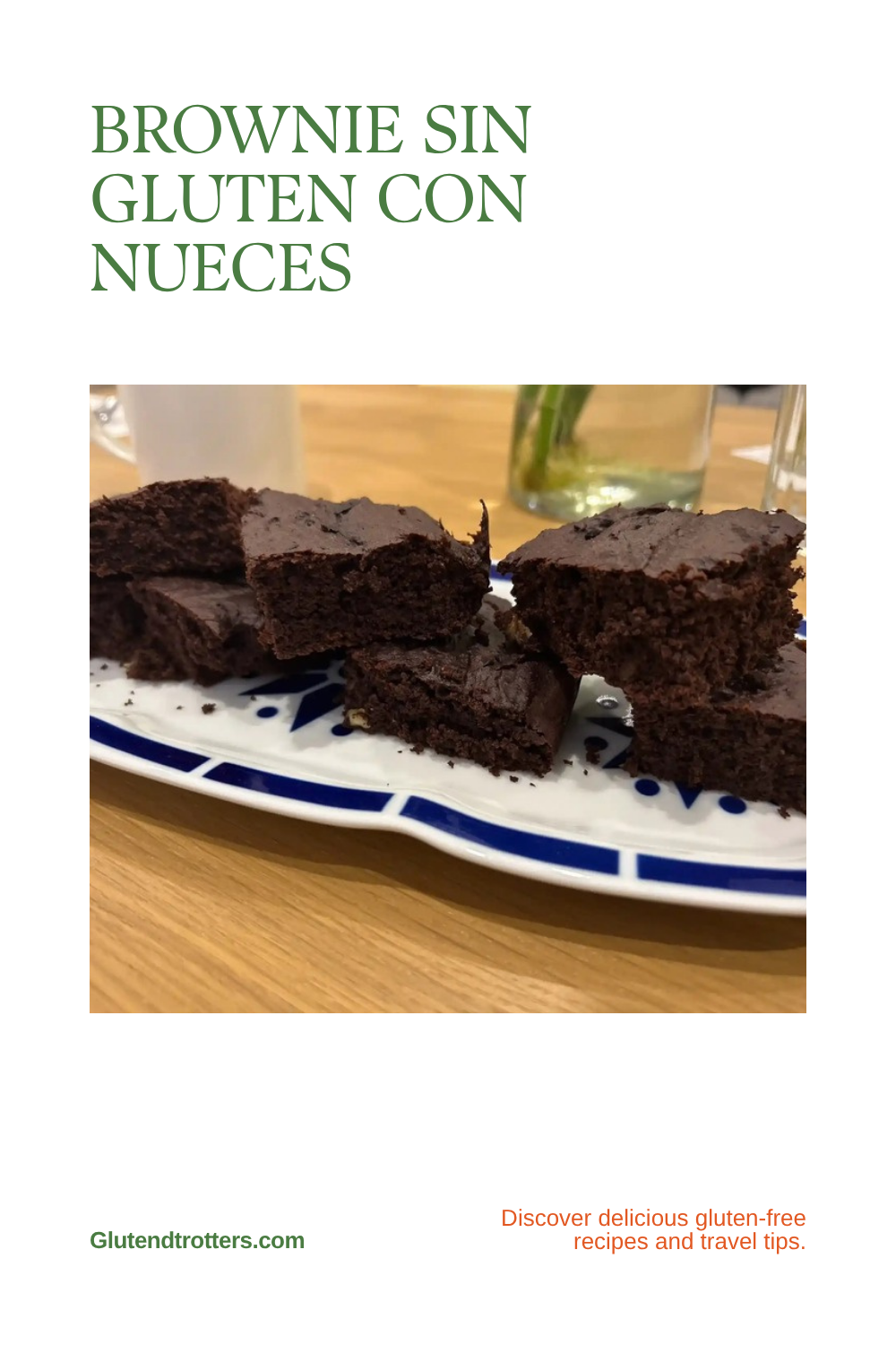 Brownie sin gluten con nueces: receta fácil y saludable